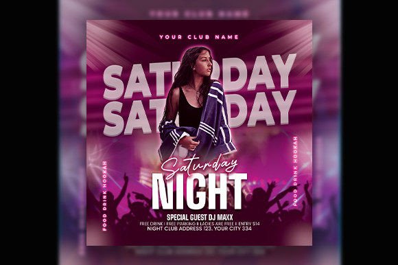 Download Night Club Party Flyer Template - Premium Resources